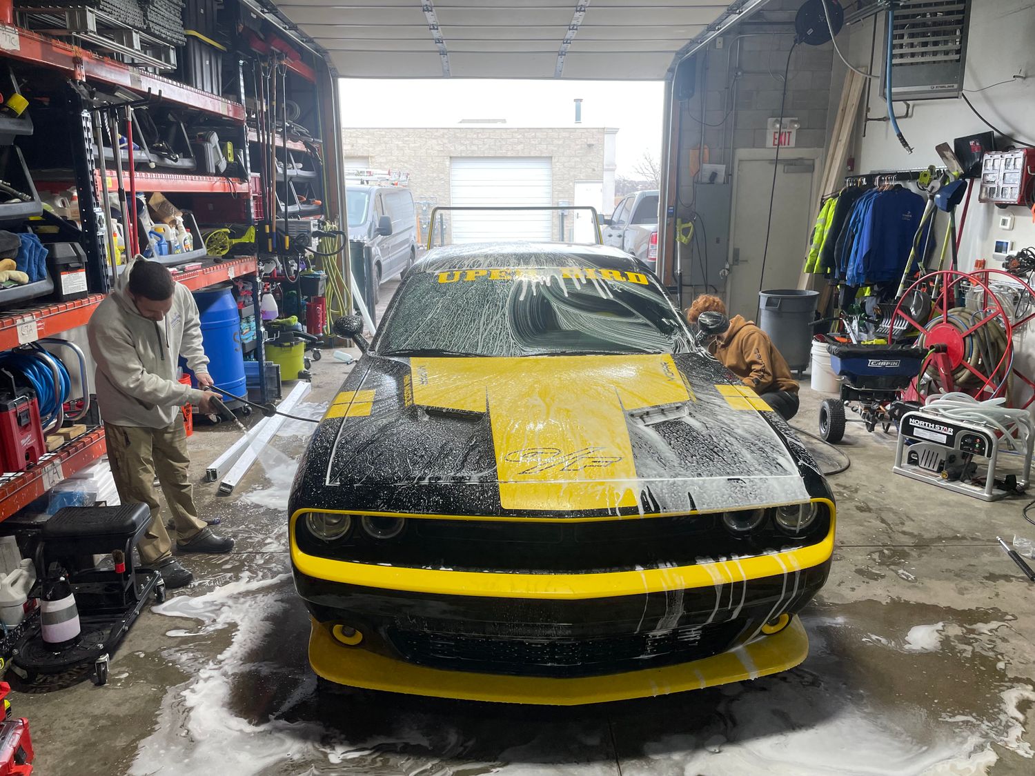 Sports car detailing