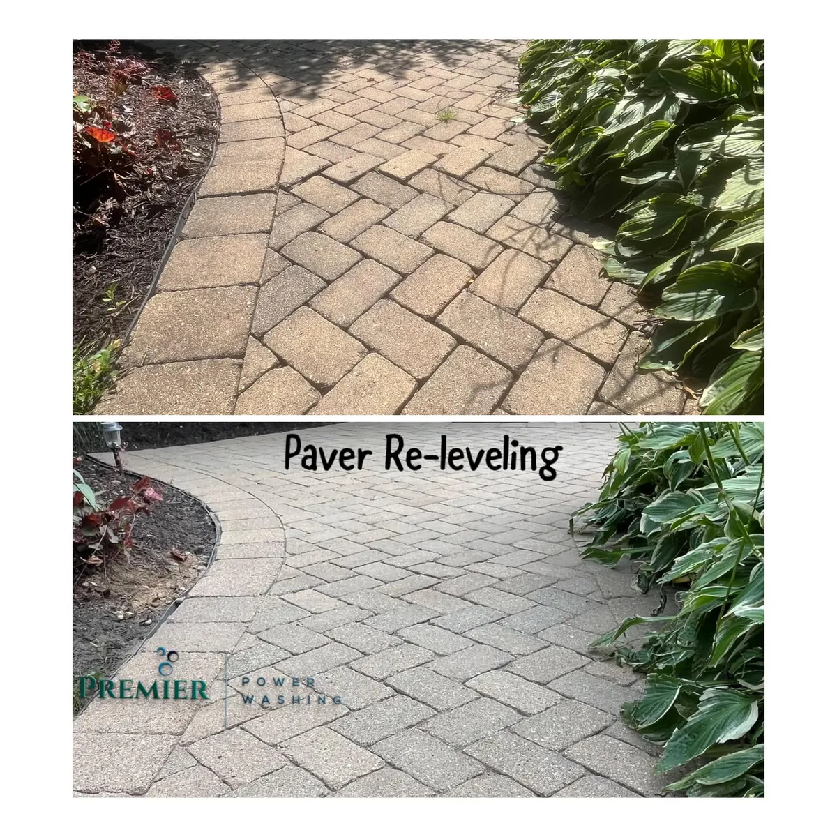 Paver patio cleaning